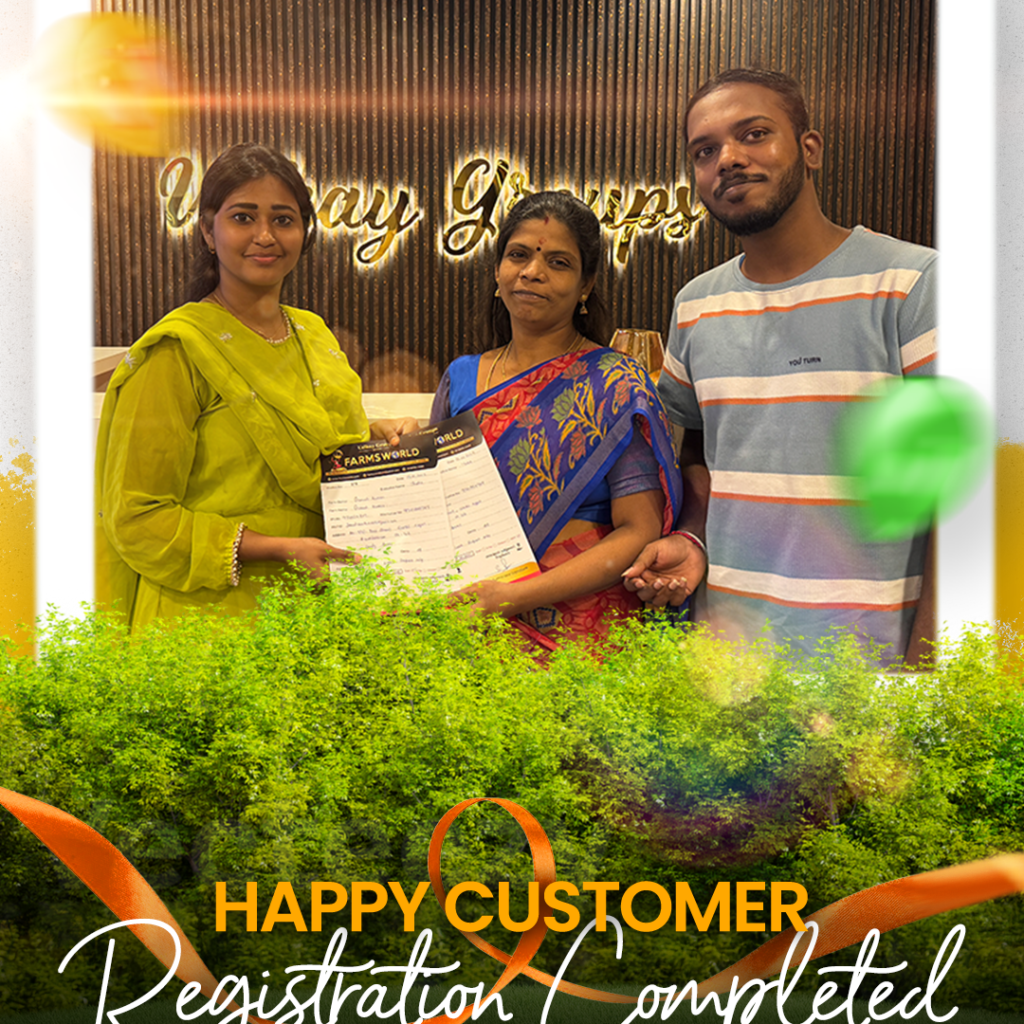 Happy Customers at Udhay Groups Farmland Registration