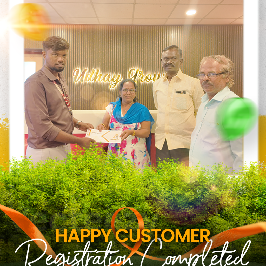 Happy Customers at Udhay Groups Farmland Registration