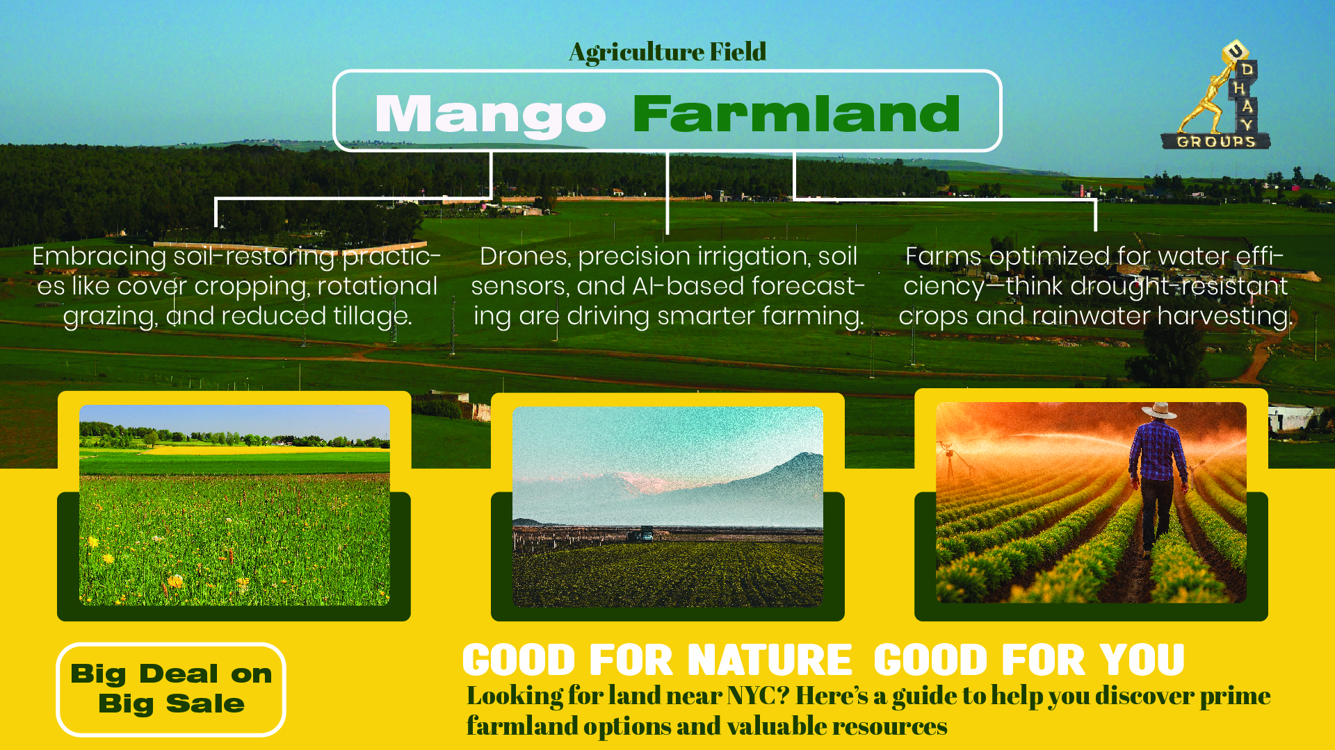 Near by farmland for sale with fertile soil